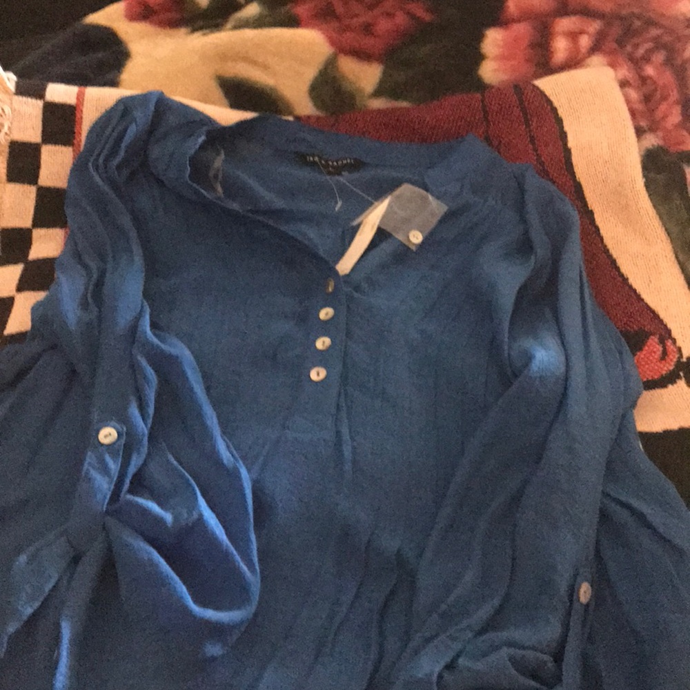 Blue top. NWT